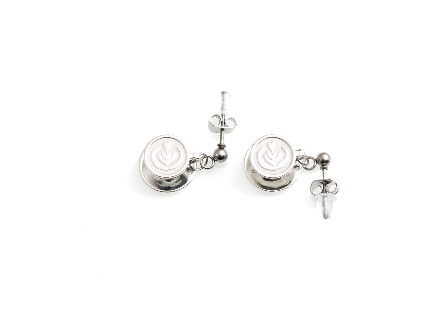 Cappuccino Cup Earings