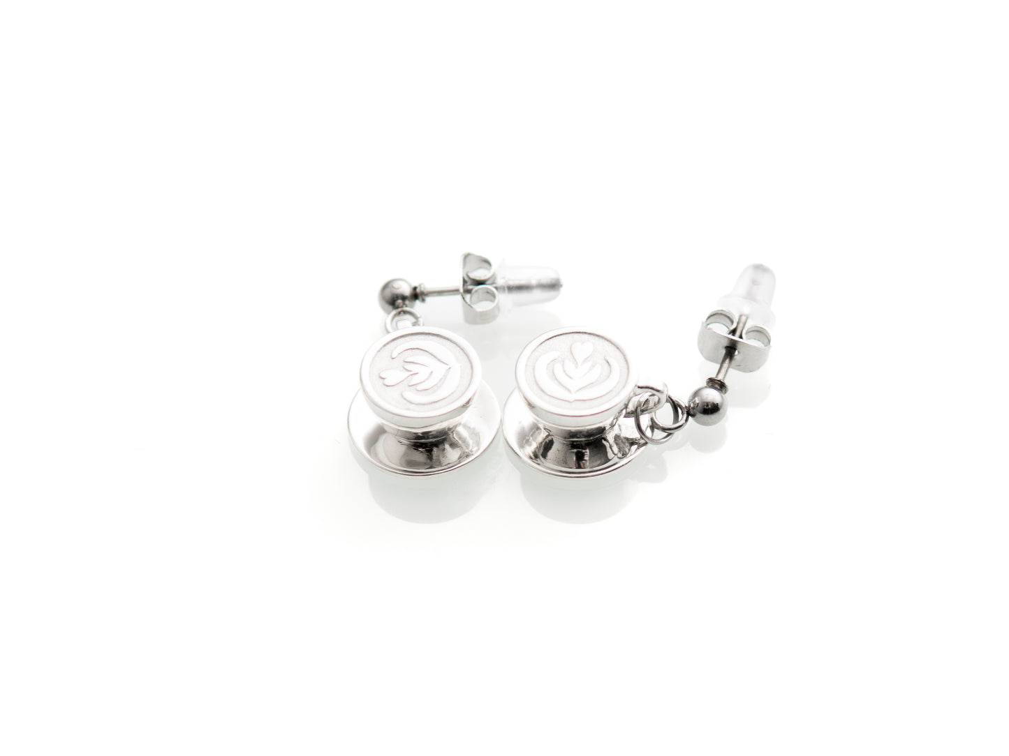 Cappuccino Cup Earings