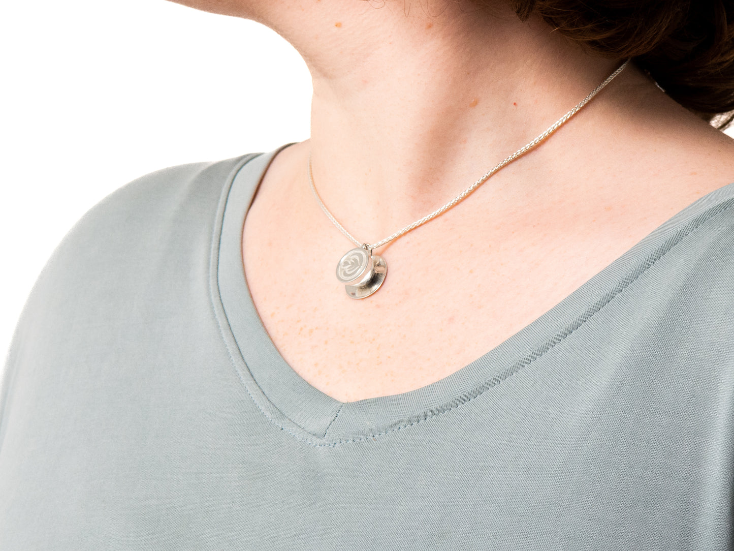 Cappuchino Cup Necklace